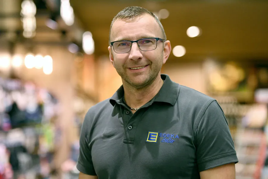 Manuel Zeller, Inhaber des EDEKA Team Zeller